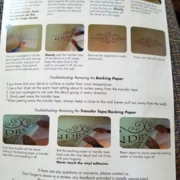 Wall Decal 16"x36" - Picture 3 of 3